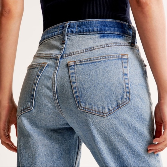 ABERCROMBIE & FITCH The Baggy Low Rise Jeans Waist 16” Like New Retro Inspired - Picture 3 of 7